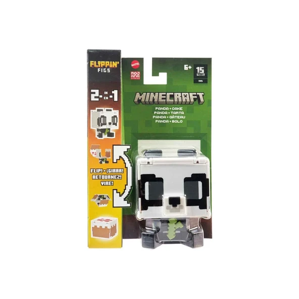 HTL43 Minecraft Flippin' Figs 2si 1 Arada Figürler - Resim 3