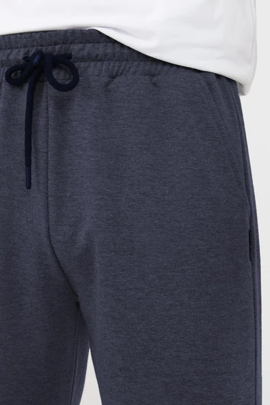 Antrasit Kapüşonlu Regular Fit Hırka Düz Paça Erkek Eşofman Takımı 3861 - 4