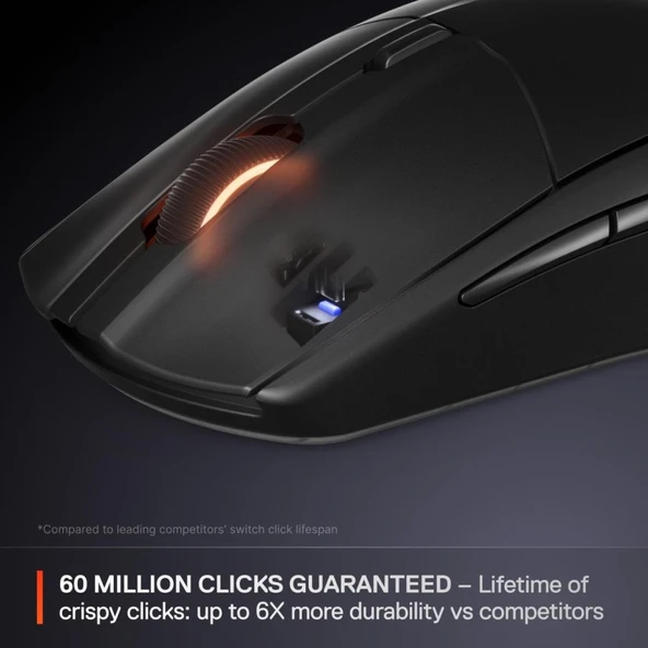 Rival 3 Wireless Gen 2 Gaming Mouse - 2.4ghz ve Bluetooth Bağlantı - Siyah - 5