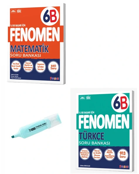 6. Sınıf B Serisi Matematik Ve Türkçe Soru Bankası ürün görseli