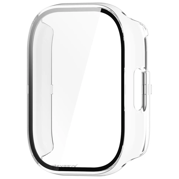 3'lü Kordon Koruma Seti Redmi Watch 5 Active Uyumlu Metal Hasır,Çiçek Desenli Silikon Kasa Koruyucu  MDL11 - Resim 4