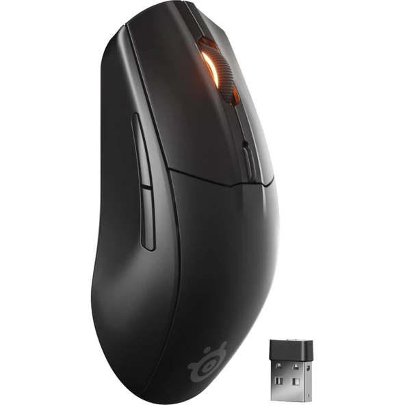 Rival 3 Wireless Gen 2 Gaming Mouse - 2.4ghz ve Bluetooth Bağlantı - Siyah - 1