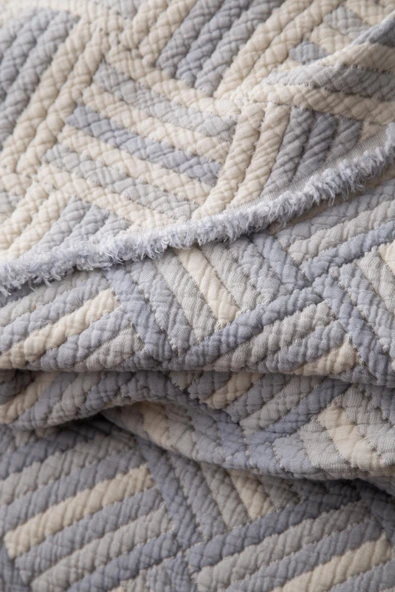 Çift Kişilik Sevilla Mavi Yatak Örtüsü - 2