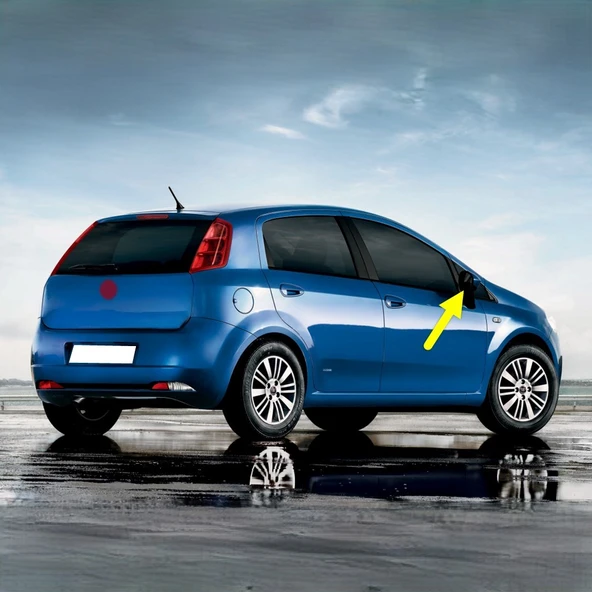 Fiat Grande Punto 2006-2011 Sağ Dış Ayna Camı Elektrikli 71740497