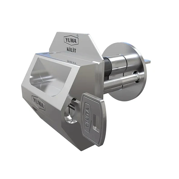 Yuma Kilitli Kapı Güvenlik Çelik Rozeti - Sağ ürün görseli