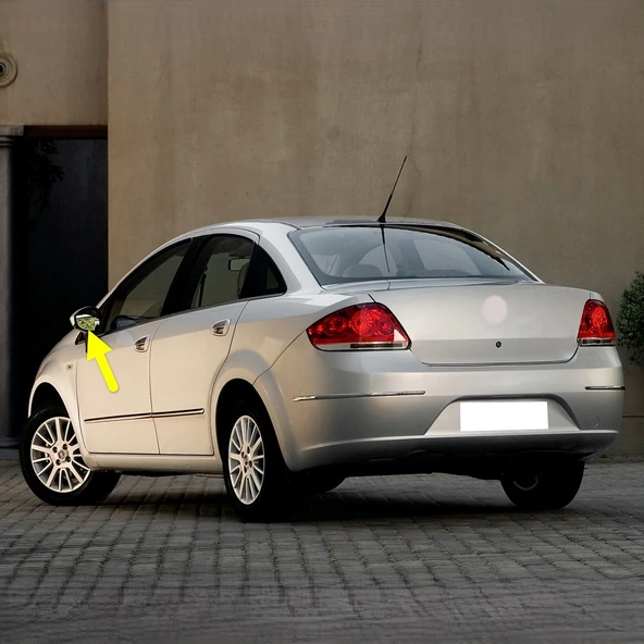 Fiat Linea 2007-2017 Sol Dış Ayna Camı Elektrikli Isıtmalı 71740498 ürün görseli