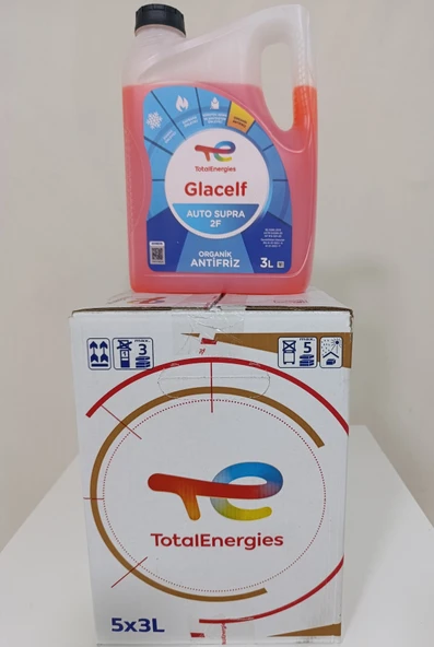 TOTAL GLACELF SUPRA 2F ANTİFRİZ 3 LT X 5 ADET 2025 ÜRETİM - 2