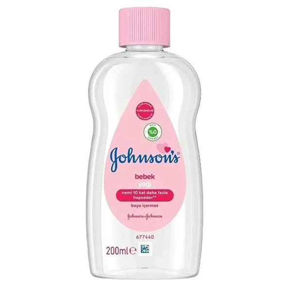 Johnson's Baby Bebek Masaj Yağı 200 ML ürün görseli 1