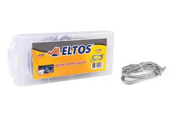 Eltos Çelik Çekme Halatı 6-8 Mm 3,5 Mt