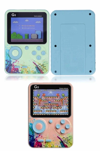 3.5 İnç Klasik Retro LCD Ekran 500 Oyunlu Oyun Konsolu Taşınabilir - Resim 9