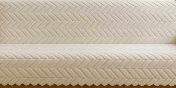 1 Adet Royam Peluş Pamuklu Sünger Tabanlı Kaymaz Koltuk Çekyat Örtüsü 160 x 210 - 3