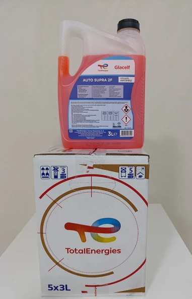 TOTAL GLACELF SUPRA 2F ANTİFRİZ 3 LT X 5 ADET 2025 ÜRETİM - 3