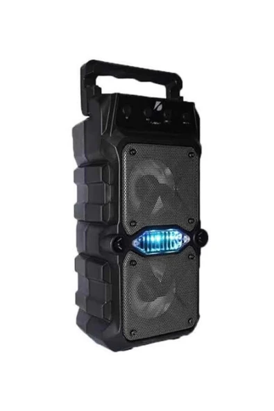 Çift Çıkışlı Güçlü Bataryalı Kablosuz Yüksek Ses Kaliteli Bluetooth Hoparlör - Resim 2