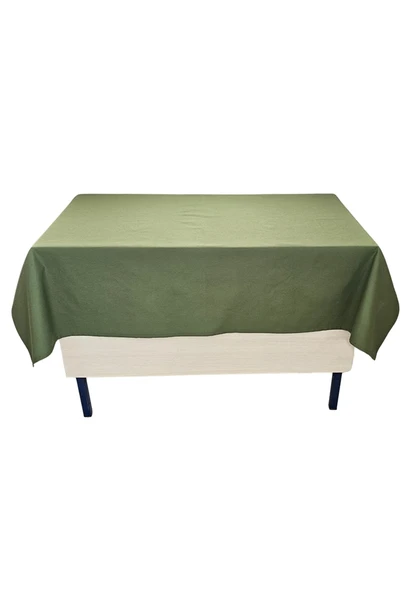 Öğretmen Masa Örtüsü Haki Renk (Pamuklu) - 3