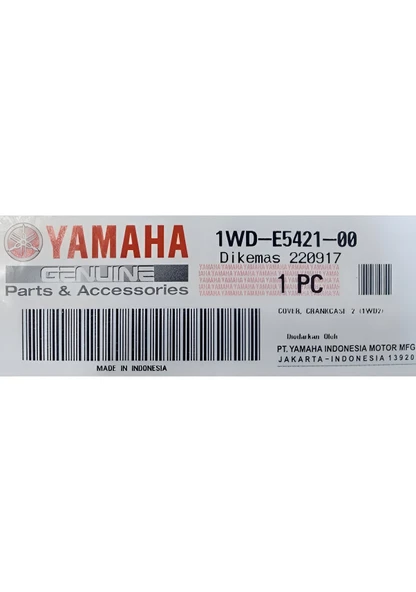 Yamaha Yzf R25 -MT 25 Orjinal Debriyaj Kapağı 1WD-E5421-00 (Krank Sağ Dış Kapak)Supermoto - 3