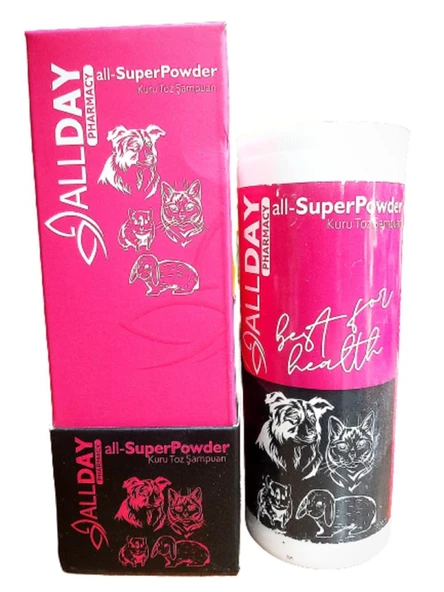 Allday All-Süper Powder Kedi ve Köpek Kuru Şampuan 150 Gr ürün görseli 1