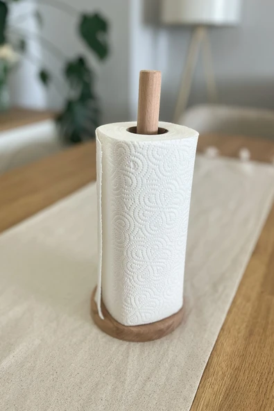 Ahşap Kağıt Havluluk – Kayın Ağacı Rulo Havluluk (28 cm) - Resim 3