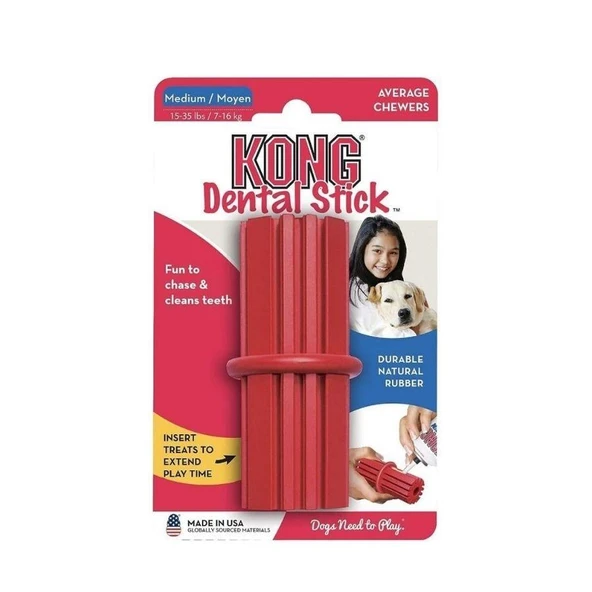 Kong Dental Stick Diş Temizliği Sağlayan Köpek Oyuncağı M ürün görseli