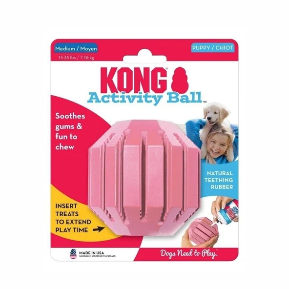 Kong Activity Ball Çok Amaçlı Yavru Köpek Oyuncağı M ürün görseli