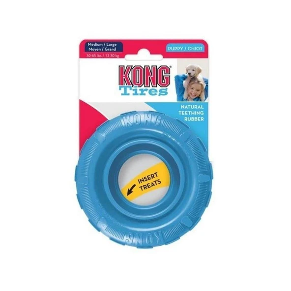 Kong Puppy Tires Tekerlek Şeklinde Yavru Köpek Oyuncağı M/L ürün görseli