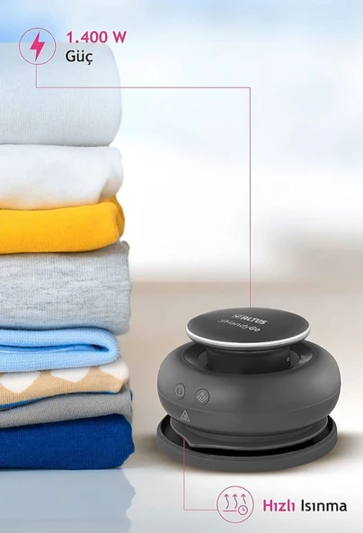 Altus HandyGo AL 5533 A 2'si 1 Arada Ütü & Kırışık Giderici Antrasit