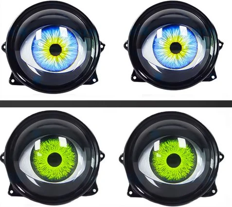 33 MODLU ANİMASYONLU MERCEK GÖZ FAR SİS AMBİYANS LED AYDINLATMA 2 ADET 12-24 VOLT - 9