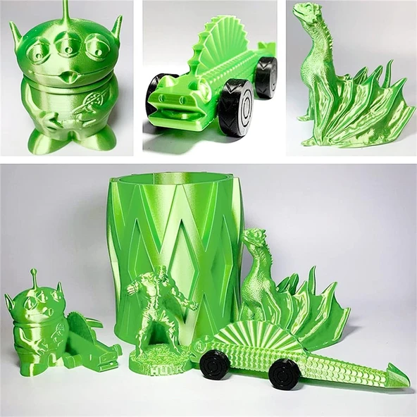 Esun Esilk-Pla Filament Limon Yeşili 1.75mm 1 Kg - Urhanshop Yetkili Satış - Resim 4