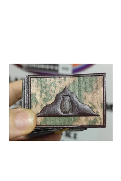 Kamuflaj Dağcılık Bröve 3D Plastik TPU, Yeni Tip, Cırtlı, Standart Ölçü, ürün görseli