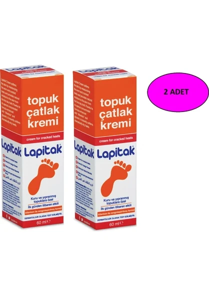 Lapitak Topuk Çatlak Kremi 60ml X 2 Adet - 1