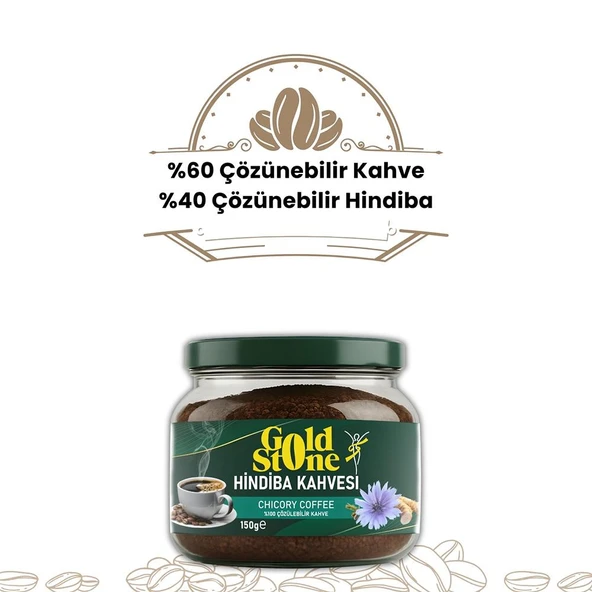 Gold Stone Hindiba Kahvesi 1 Aylık (60 Kullanım) Net 150gr - Resim 4