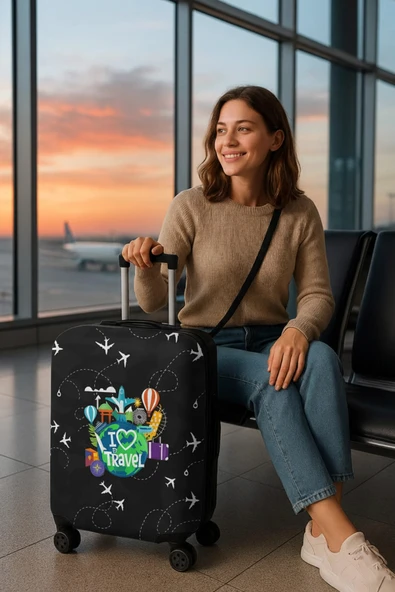 Valiz Kılıfı Bavul Koruyucu - 4