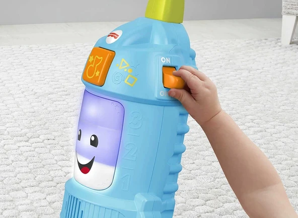 Fisher Price Eğlen ve Öğren Serisinden Türkçe Konuşan Neşeli Süpürge - Resim 5