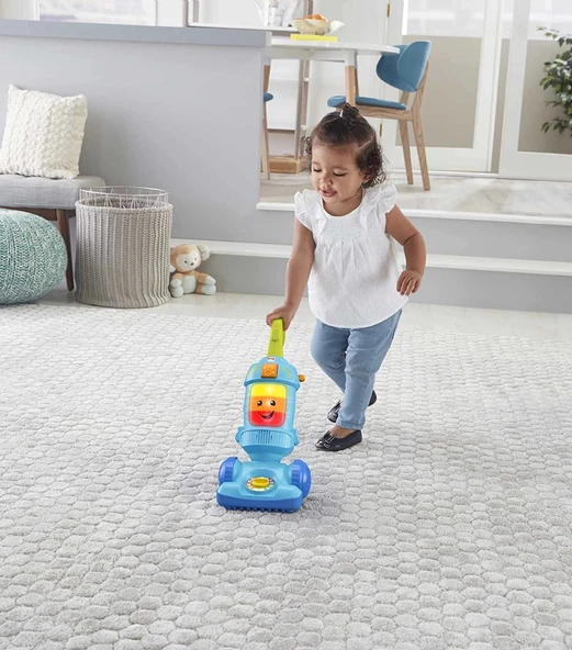 Fisher Price Eğlen ve Öğren Serisinden Türkçe Konuşan Neşeli Süpürge - Resim 7