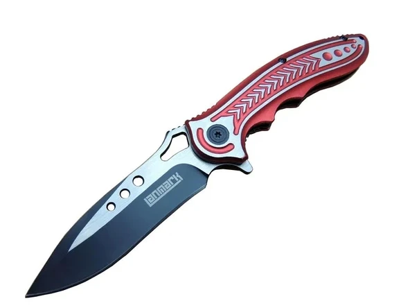 Lanmark Rd T60a Kamp Çakı 20 Cm - Kırmızı Sap, Otomatik, Kemerlikli ürün görseli 1