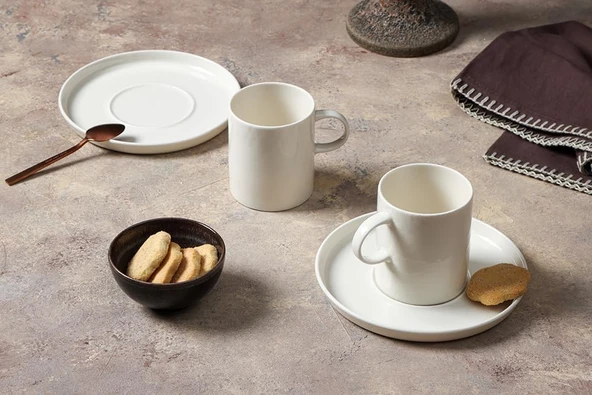 Porland Tide Alumilite 4 Kişilik Kahve Takımı 80cc