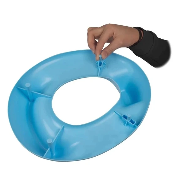 Sema Baby Plastik Klozet Adaptörü - Mavi - Resim 2