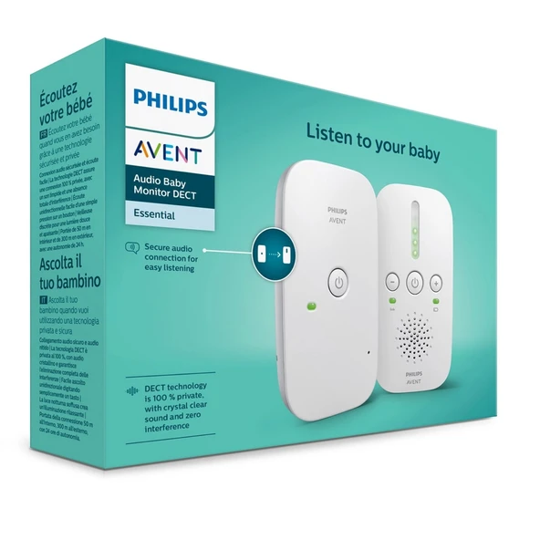 Philips Avent Dect Bebek Telsizi SCD502/26 - Resim 4