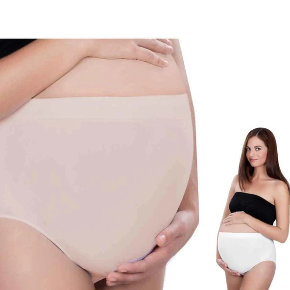 Sema Baby  Hamile Külodu Ekru Large ürün görseli 1