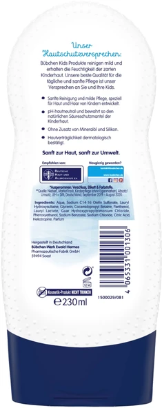 Bübchen Çocuk Şampuan&Duş Jeli 2 in 1 Soft Darling 230 ml - 2