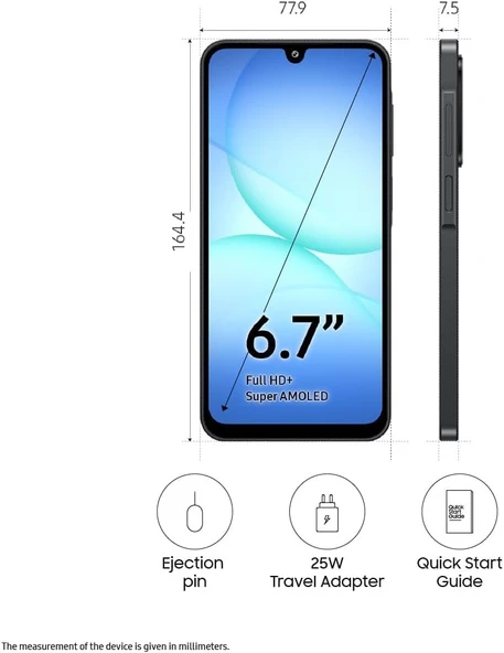 Samsung Galaxy A17 5G (6 GB RAM, 128 GB  Black - 3