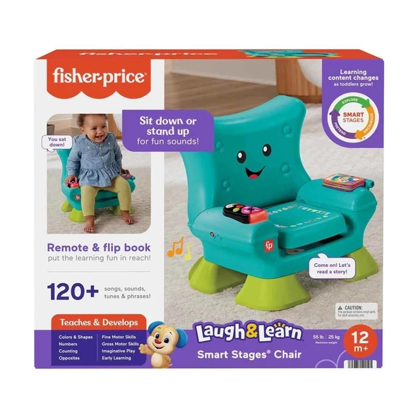Fisher Price Sesli ve Işıklı Yaşa Göre Gelişim İlk Koltuğum JGK94 - Resim 6