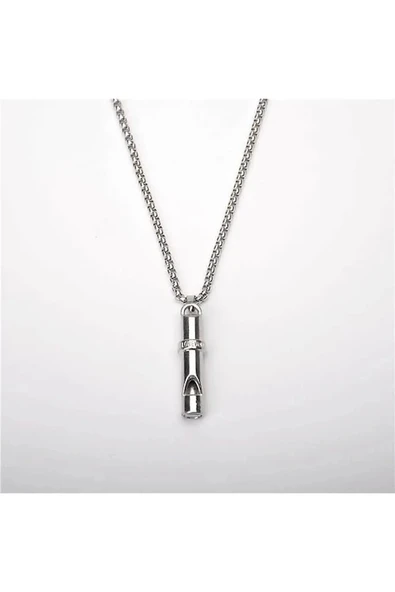 Deprem Düdüğü Çelik Kolye - 4