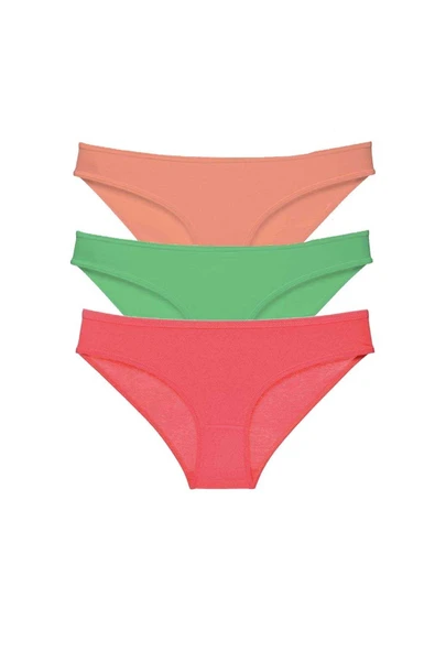 3 adet Süper Eko Set Likralı Kadın Slip Külot 543 ürün görseli