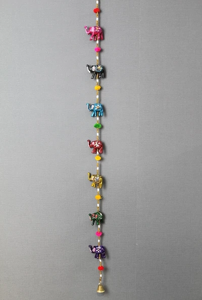 7'li Asmalı Aynalı Fil Ksk3114 ürün görseli 1