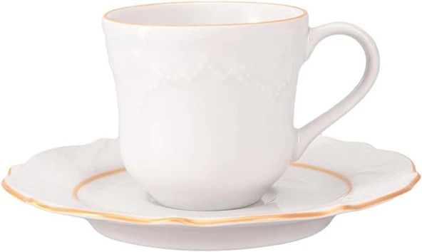 Porland Boya Yaldız 6 Kişilik Kahve Takımı 85cc - 3