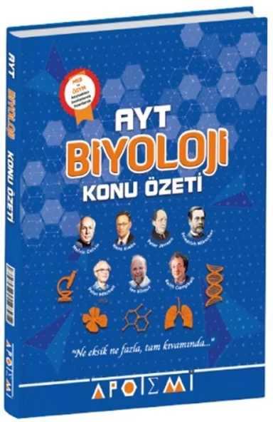 AYT Biyoloji Konu Özeti Apotemi Yayınları ürün görseli 1