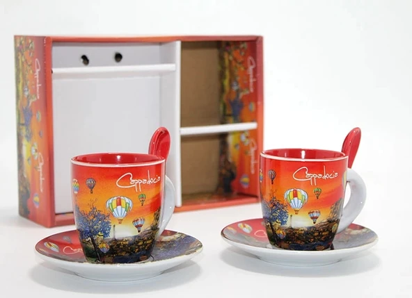 Yöresel İkili Fincan Seti Alk1566 ürün görseli