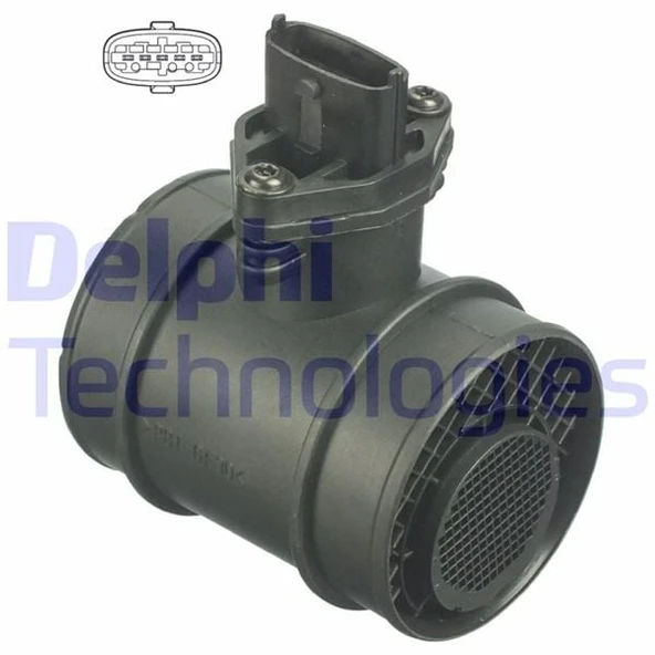 HAVA KÜTLE ÖLÇER DEBİMETRE CORSA C-COMBO C 1.3-1.7 ASTRA G 1.7 Y13DT-Z13DT-Z17DTH-DTL  24439252-93177718-836635 ürün görseli