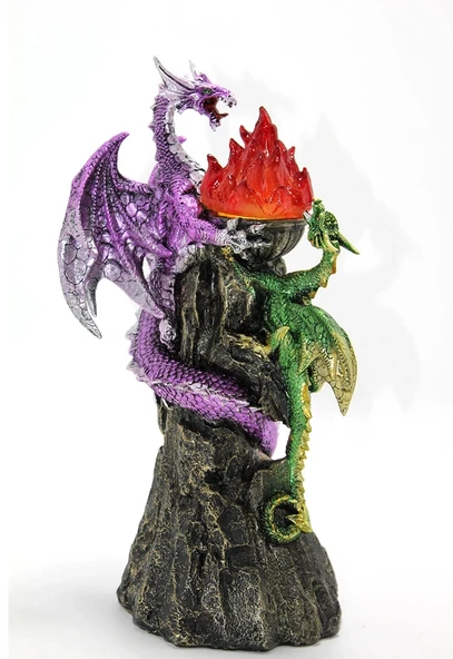 Polyester Ledli Dragon Figürü Alk2335 - 1