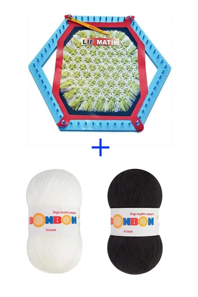 Lifmatik Lif Örme Seti Dokuma Tezgahı ve Lif İpi S1 ürün görseli